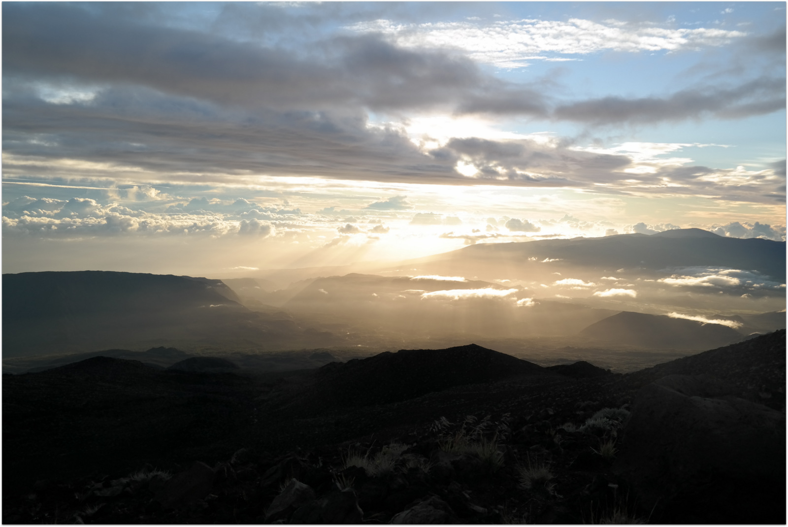 View from Piton des Neiges – east side of the island