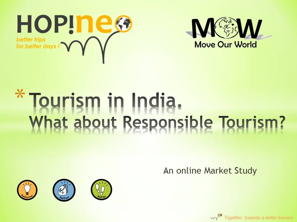 Move Our World - Hopineo India Survey Inde Indie Enquête sustainable tourism
